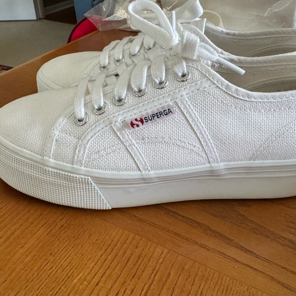 Superga Classic White Sneakers - Picture 7 of 9